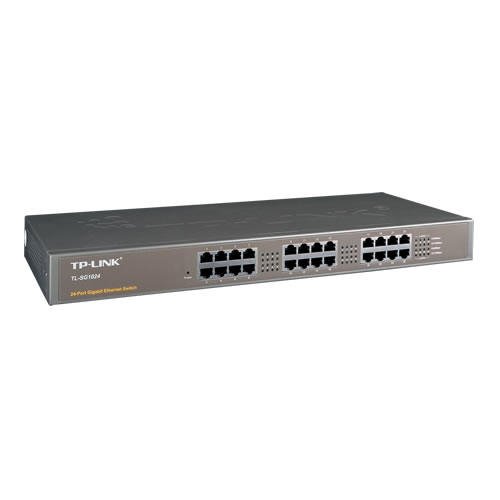 TP-LINK Tp-Link 24Port TL-SG1024 Gigabit RackMount Switch Resim-1