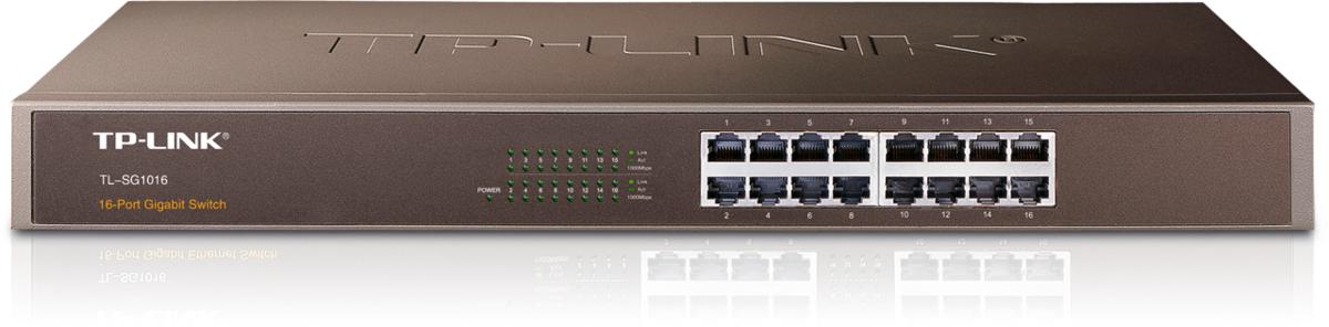 TP-LINK Tp-Link 16Port TL-SG1016 Gigabit Switch Resim-1