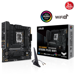 Asus Tuf Gaming B760M-Plus Wifi Ii Ddr5 7800(Oc) Hdmi Dp M2 Wifi6E Bt 192Gb Matx