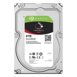 Seagate 6Tb Ironwolf 5400Rpm 3.5&Quot; Sata3 256Mb Nas Disk [St6000Vn001]
