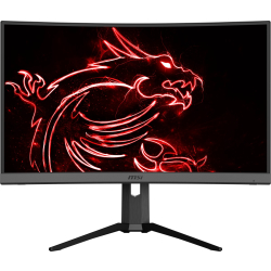 27&Quot; Msi Optix Mag272Cqr 1Ms 1440X2560 Qhd Va Hdmi/Dp Rgb Curved Siyah