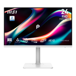23.8&Quot; Msi Pro Max 241Phw E14 1Ms 144Hz Fhd Ips Hdmi Dp Type-C Pivot Beyaz Monit&Ouml;