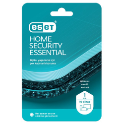 Eset Home Security Essential Kutu 1 Yıl - 10 Kullanıcı