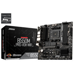 Msi B550M Pro-Vdh Wifi Am4 Vga+Ses+Glan Ddr4 Hdmi Dp M2 Usb 3.2 Matx