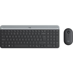 Logitech Mk470 Kablosuz İnce Siyah Klavye Mouse Set [920-009435]