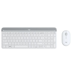 Logitech Mk470 Kablosuz Beyaz İnce Klavye Mouse Set [920-009436]