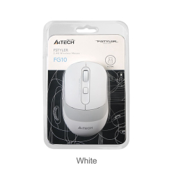 A4-Tech Fg10 2000 Dpi Kablosuz Beyaz Mouse