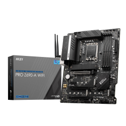 Msi Pro Z690-A Wifi Ddr4 Lga1700P Ses+2.5Lan Hdmi Dp M2 Usb3.2 Atx