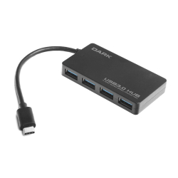 Dark 4Port Usb Hub Connect Master U3 Type-C Usb 3.0 &Ccedil;Evirici (Dk-Ac-Usb31X4)