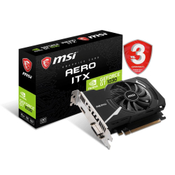 Msi 2Gb Geforce Gt 1030 Aero Itx 2Gd4 Oc [64Bit] Ddr4 Hdmi Dvi