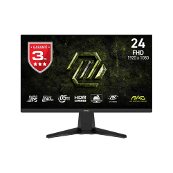 23.8&Quot; Msi Mag 245F X24 0.5Ms 240Hz Fhd Ips 2Xhdmi Dp Flat Gaming Monit&Ouml;R