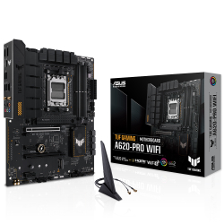 Asus Tuf Gaming A620-Pro Wifi Ddr5 Am5 6400(Oc) Hdmi Dp M.2 Wifi Bt Rgb Atx