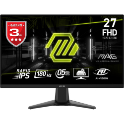 27&Quot; Msi Mag 275F 0.5Ms 180Hz Ips Hdmi Dp Flat Gaming Monit&Ouml;R