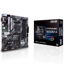 Asus Prime B550M-A Am4 Ddr4 Hdmi Dvi D-Sub 2Xm2 Usb3.2 Rgb Matx