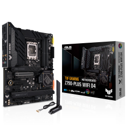 Asus Tuf Gaming Z790-Plus Wifi D4 1700P Ddr4 5333(Oc) Hdmi Dp M.2 Bt Rgb Gbit At