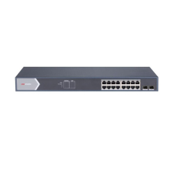 Hikvision Ds-3E0518P-E/M 16Port Gigabit + 2&Times;Sfp Y&Ouml;Netilemez Poe 125W Switch