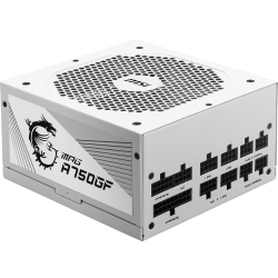 Msi Mpg A750Gf White 750W 80+Gold 140Mm Fan Power Supply