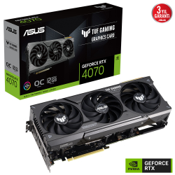 Asus 12Gb Geforce Rtx 4070 Tuf-Rtx4070-O12G-Gaming Gddr6X [192Bit] Oc Hdmi 3Xdp 