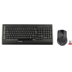 A4 Tech 9300F Kablosuz Q Klavye Mouse Set Siyah