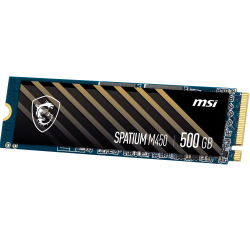 Msi 500Gb Spatium M450 Pcie 4.0 Nvme M.2 500Gb V1 Ssd 3000-2000Mb/S