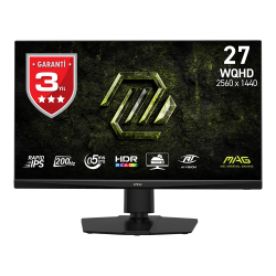 27&Quot; Msi Mag 272Qpf E20 0.5Ms 200Hz 2560X1440 Ips 2Xhdmi Dp Flat Pivot Gaming Mon