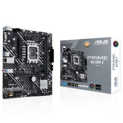Asus Prime H610M-E-Csm Ddr5 1700P 5600(Oc) Hdmi Dp Vga M2 Aura Rgb Matx