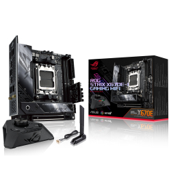 Asus Rog Strix X670E-I Gaming Wifi Am5 Ddr5 6400(Oc) 2Xusb4 Hdmi Pcie5.0 Mitx