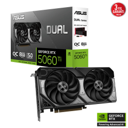 Asus 8Gb Dual-Rtx5060Ti-O8G Gddr7 128Bit Hdmi 3Xdp
