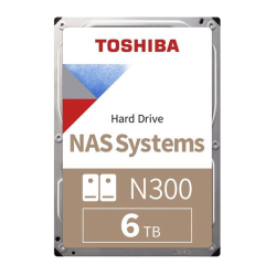 Toshiba 6Tb N300 7200Rpm 512Mb Sata3 180Tb/Y Nas [Mn10Ada600S]