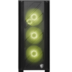 Msi Mag Forge 330R Airflow 4X120Mm Rgb Fan Temperli Cam Atx Gaming Kasa