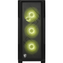 Msi Mag Forge 340R Airflow 4X120Mm Rgb Fan Temperli Cam Atx Gaming Kasa