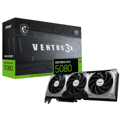 Msi 16Gb Geforce Rtx 5080 16G Ventus 3X Oc Gdrr7 [256Bit]  Pcie 5.0 1Xhdmi 3Xdp