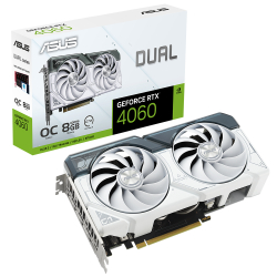 Asus 8Gb Dual-Rtx4060-O8G-White Gddr6 128Bit Hdmi 3X Dp Beyaz