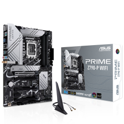 Asus Prime Z790-P Wifi 1700P Ddr5 7200(Oc) Hdmi Dp M.2 Wifi Bt Rgb Gbit Atx