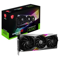 Msi 24Gb Geforce Rtx 4090 Gaming X Trio 24G Gddr6X [384Bit] Hdmi 3Xdp