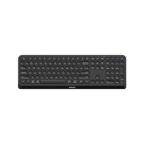 Philips Kablosuz Bluetooth Q Klavye Siyah (SPK6407B)