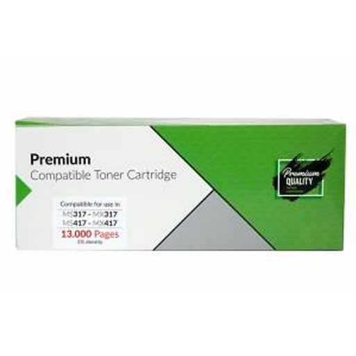 OEM Lazer Toner Lexmark(Muadil) MS317/417 - MX317/417 5.000 Sayfa Laser Siyah Toner Resim-1