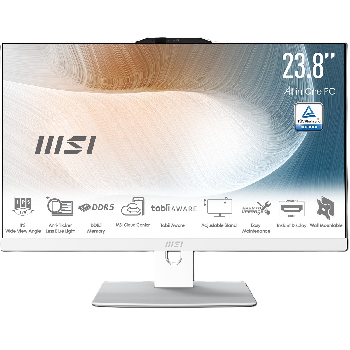 MSI MODERN AM272P 1M-1095XEU [Core7-150U] 16GB 1TB SSD 27" IPS OB VGA FDos AIO