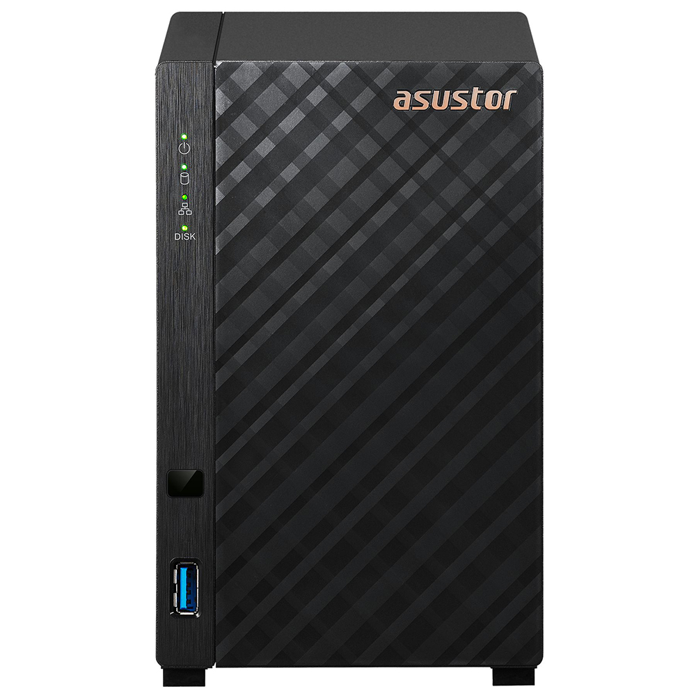 Asustor AS1102T 2xDisk (2x22TB'a Kadar) 1GB DDR4 1x2.5GbE Nas Yedekleme Ünitesi