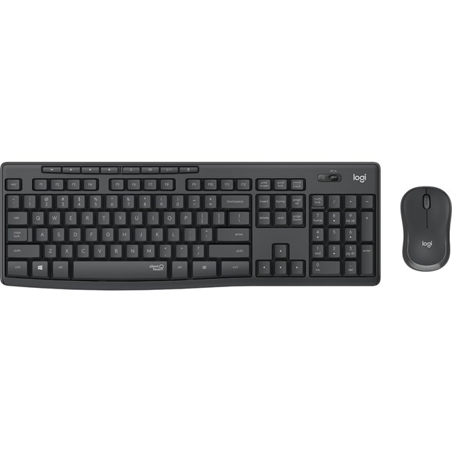 Logitech MK295 Sessiz Kablosuz Klavye Mouse Seti [920-009804]