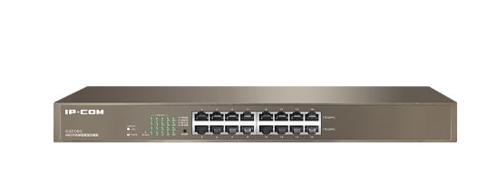 IP-COM  g1016g 16port gigabit desktop/rackmount yönetilemez switch Resim-1