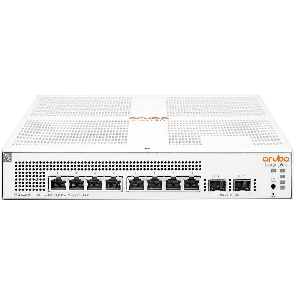 HP SİL -  8Port JL681A 1930S-8G-PoE Gigabit PoE+2SFP (124W) Web Yönetilebilir Switch Resim-1