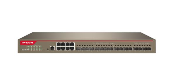 IP-COM  g5324-16f 16port gbit sfp + 8port gbit layer3 omurga switch Resim-1