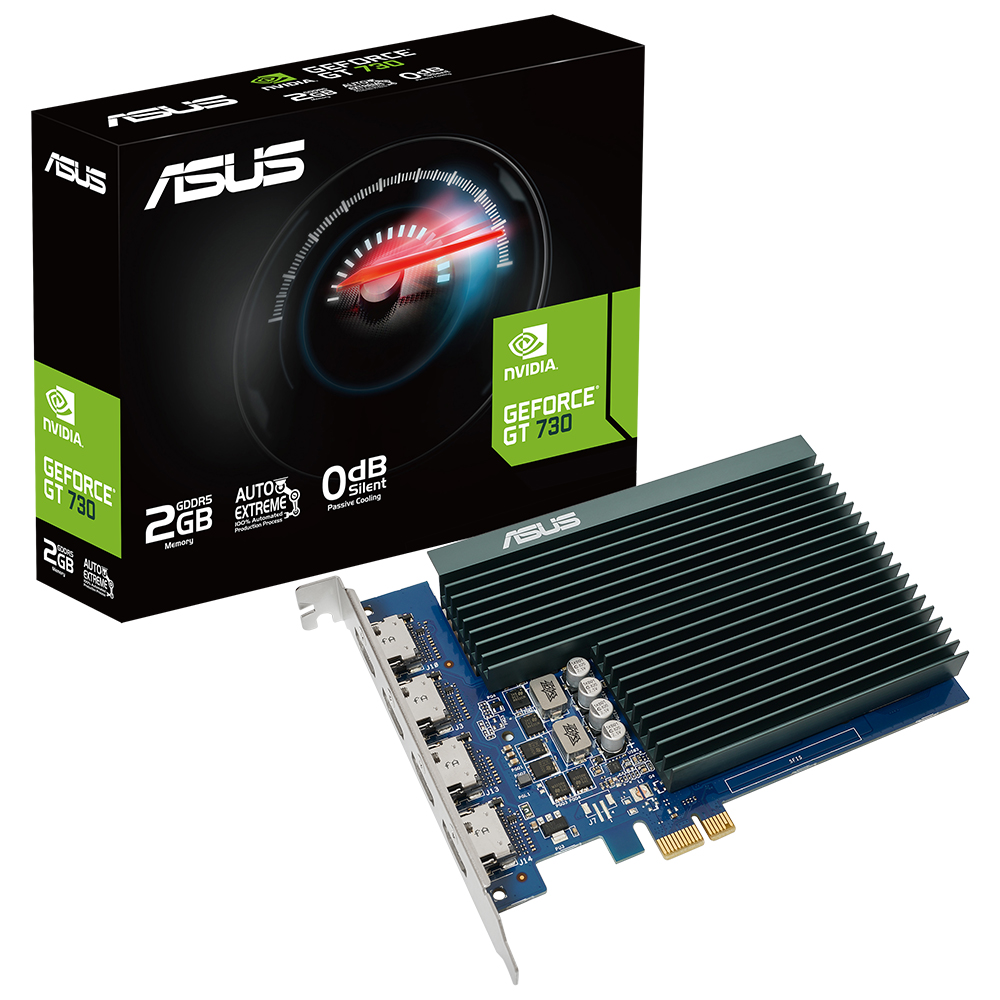 Asus 2GB GT730-4H-SL-2GD5 [64Bit] GDDR5 4xHDMI 