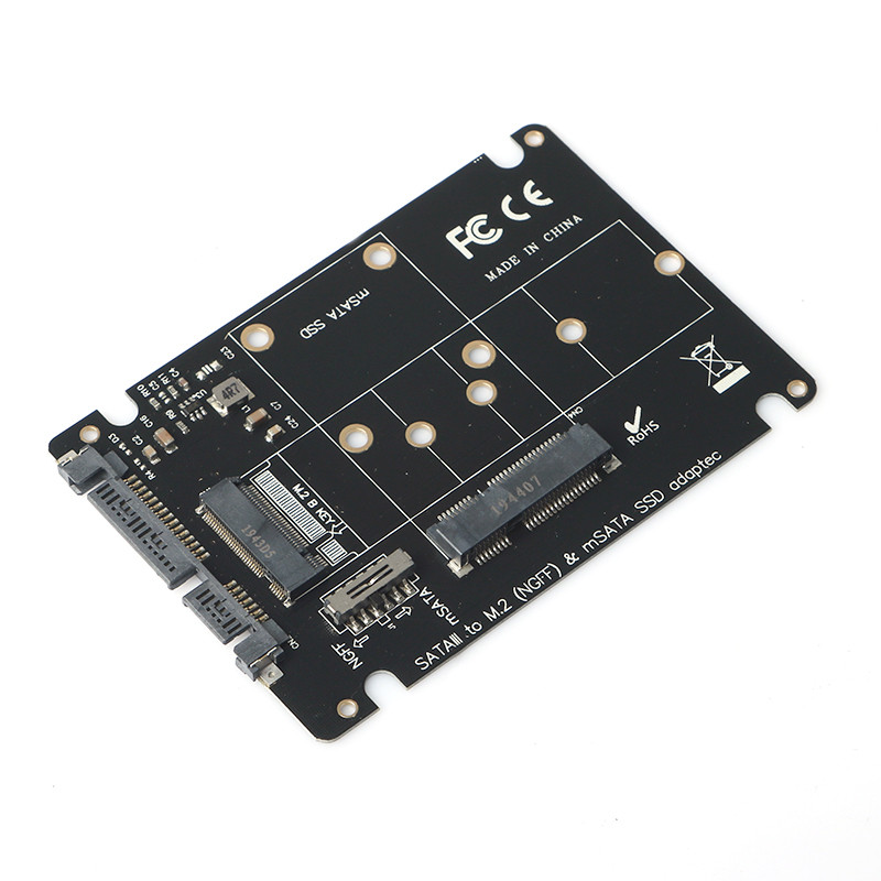 DARK  msata + m2 ngff to sata dönüştürücü adaptör [dk-ac-mcombo] Resim-1