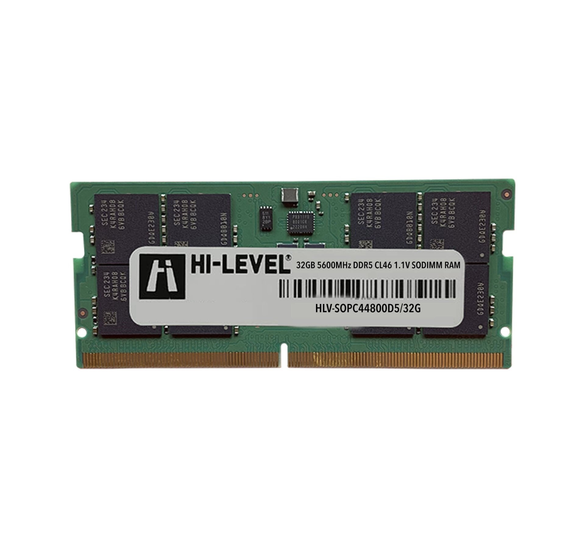 Hi-Level Sodimm 32GB 5600MHz DDR5 Notebook Bellek (HLV-SOPC44800D5/32G)