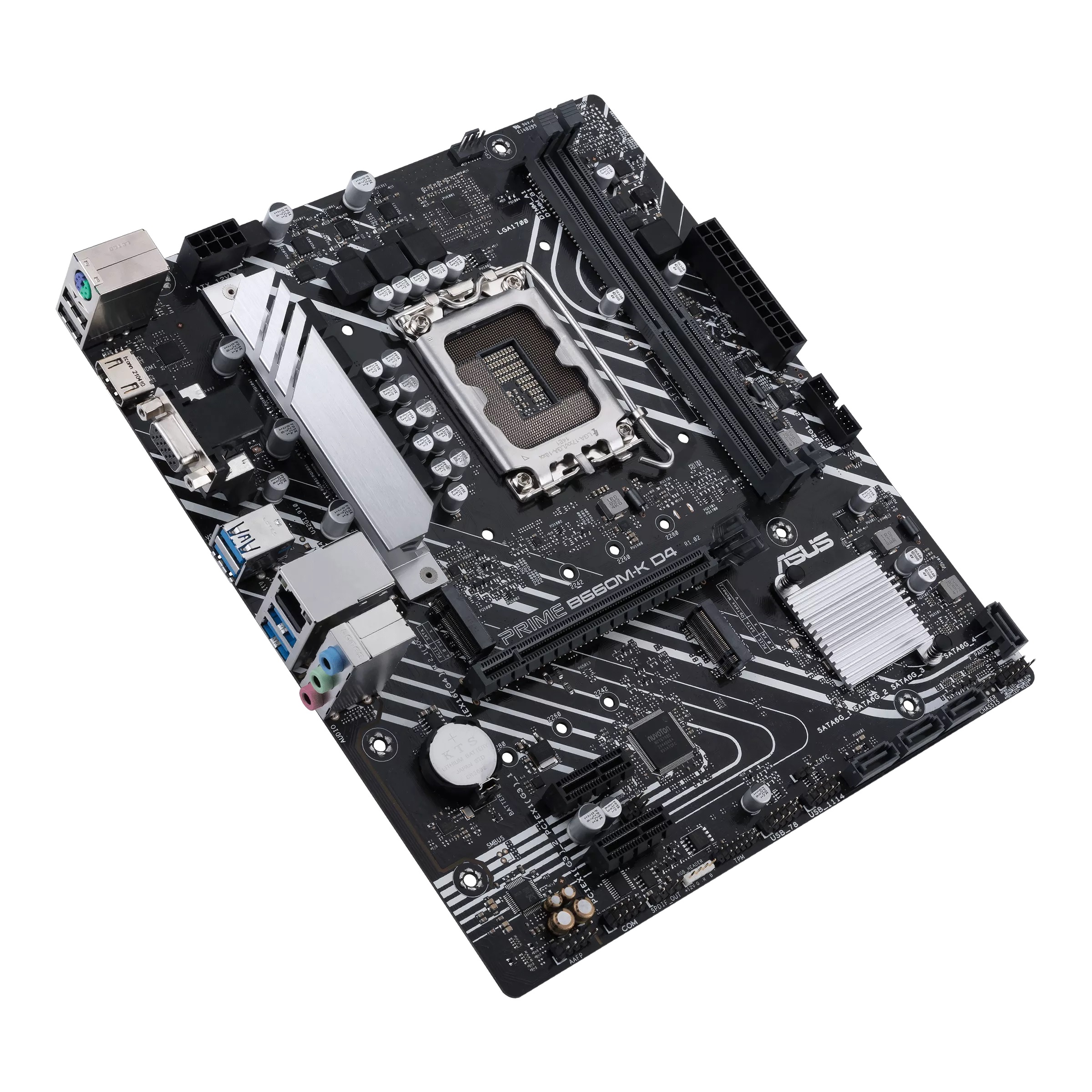 Asus PRIME B660M-K D4 LGA1700P DDR4 Ses+GLan HDMI D-Sub M2 USB3.2 mATX
