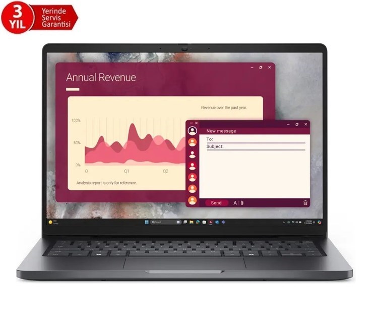 Dell Pro 14  [Ultra5-235U] 16GB 512GB SSD 14" FHD OB VGA Ubuntu [BTO113_PC14250]