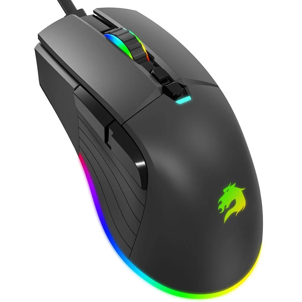 GameBooster M12 Vital 12800DPI RGB Siyah Profesyonel Gaming Mouse