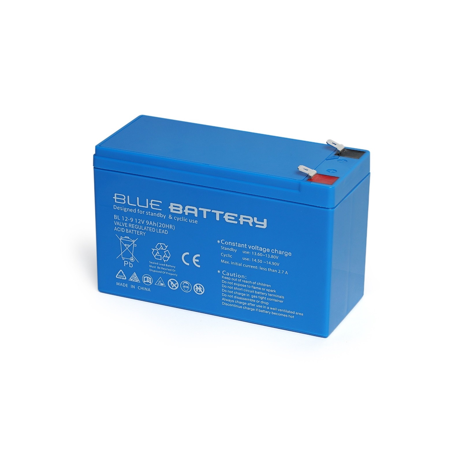 Blue Battery 12V 9Ah Kuru Akü Tip Akü